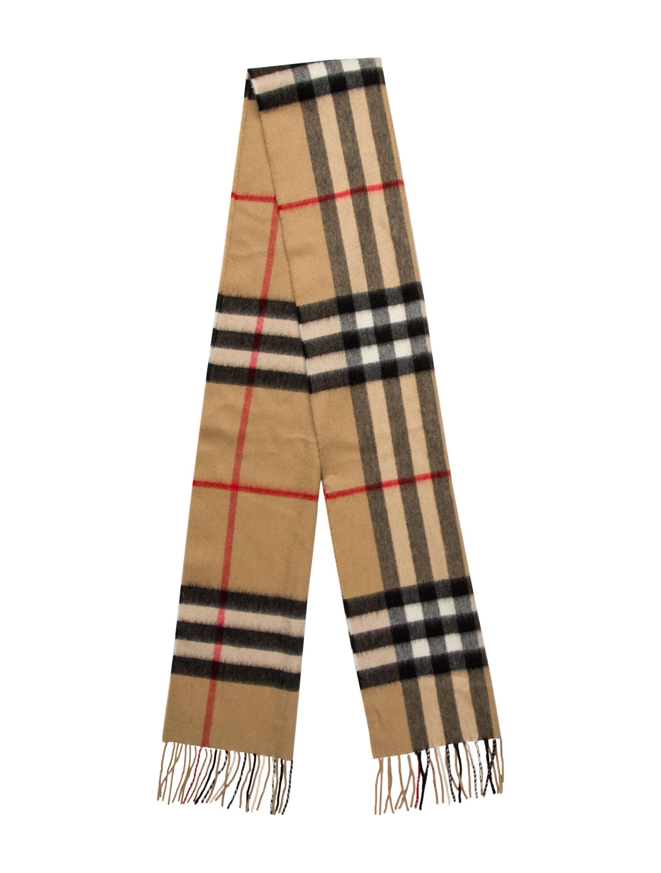 Burberry Giant Check Cashmere Scarf