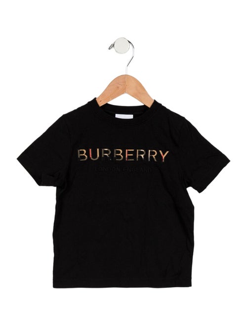 Burberry Toddler boys' black and brown shirt