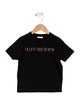 Burberry Toddler boys' black and brown shirt
