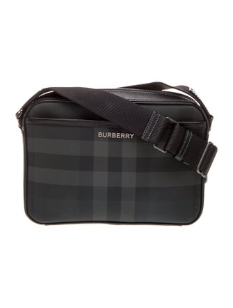 Burberry Smoked Check Messenger Bag