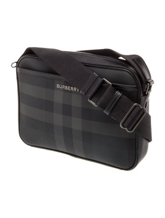 Burberry Smoked Check Messenger Bag