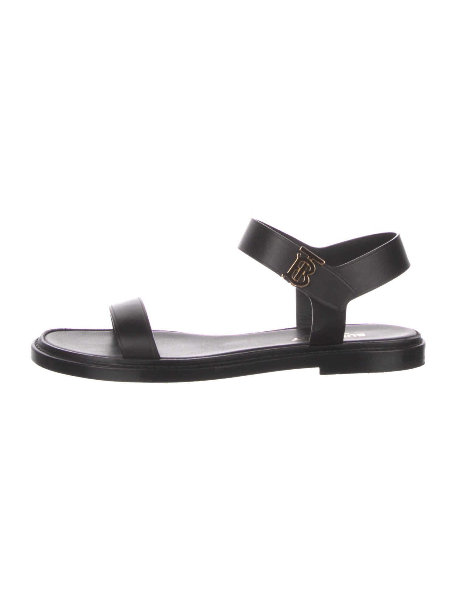 Burberry TB Monogram Leather Sandals