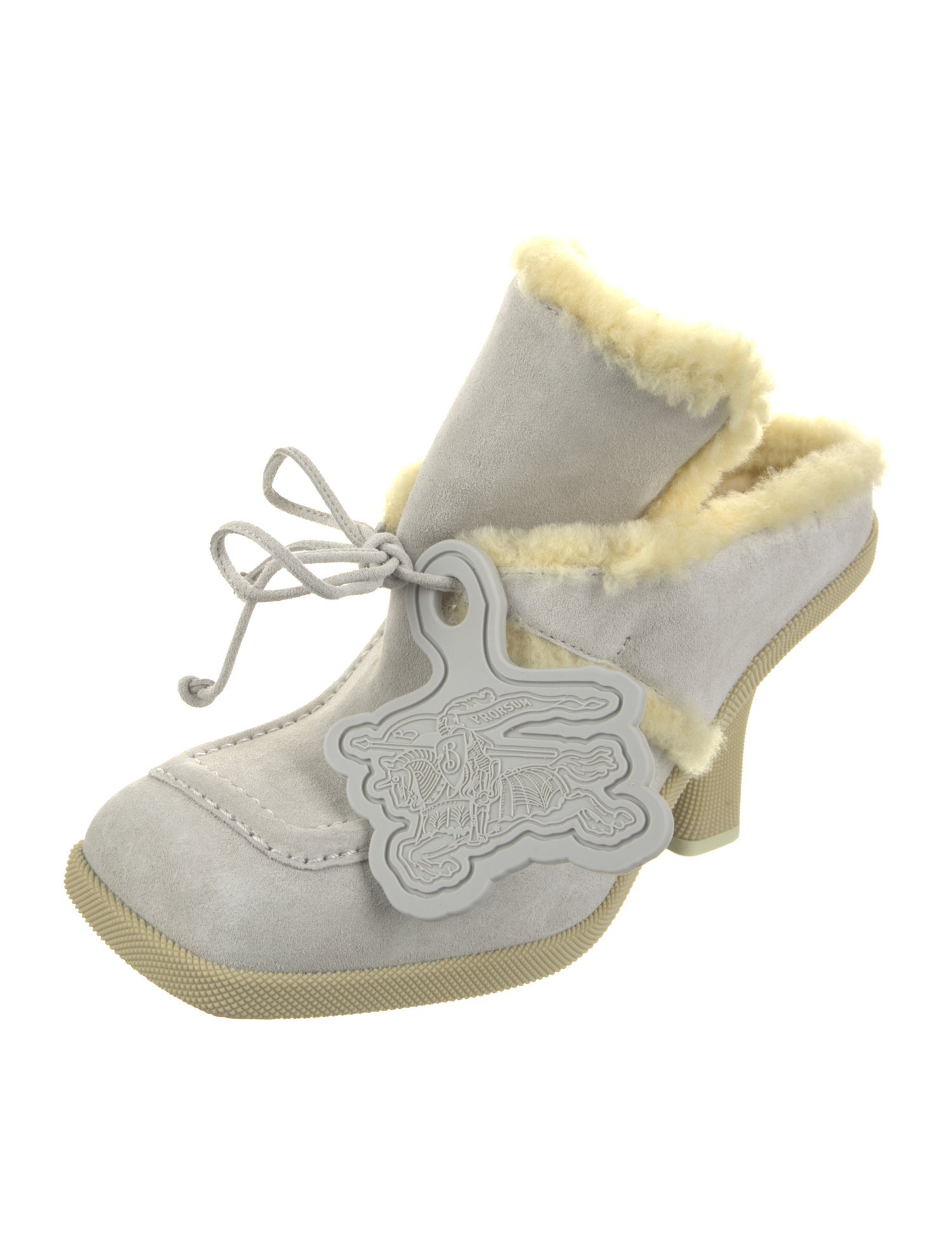 Burberry Suede Mules