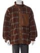 Burberry Plaid Print Jacket
