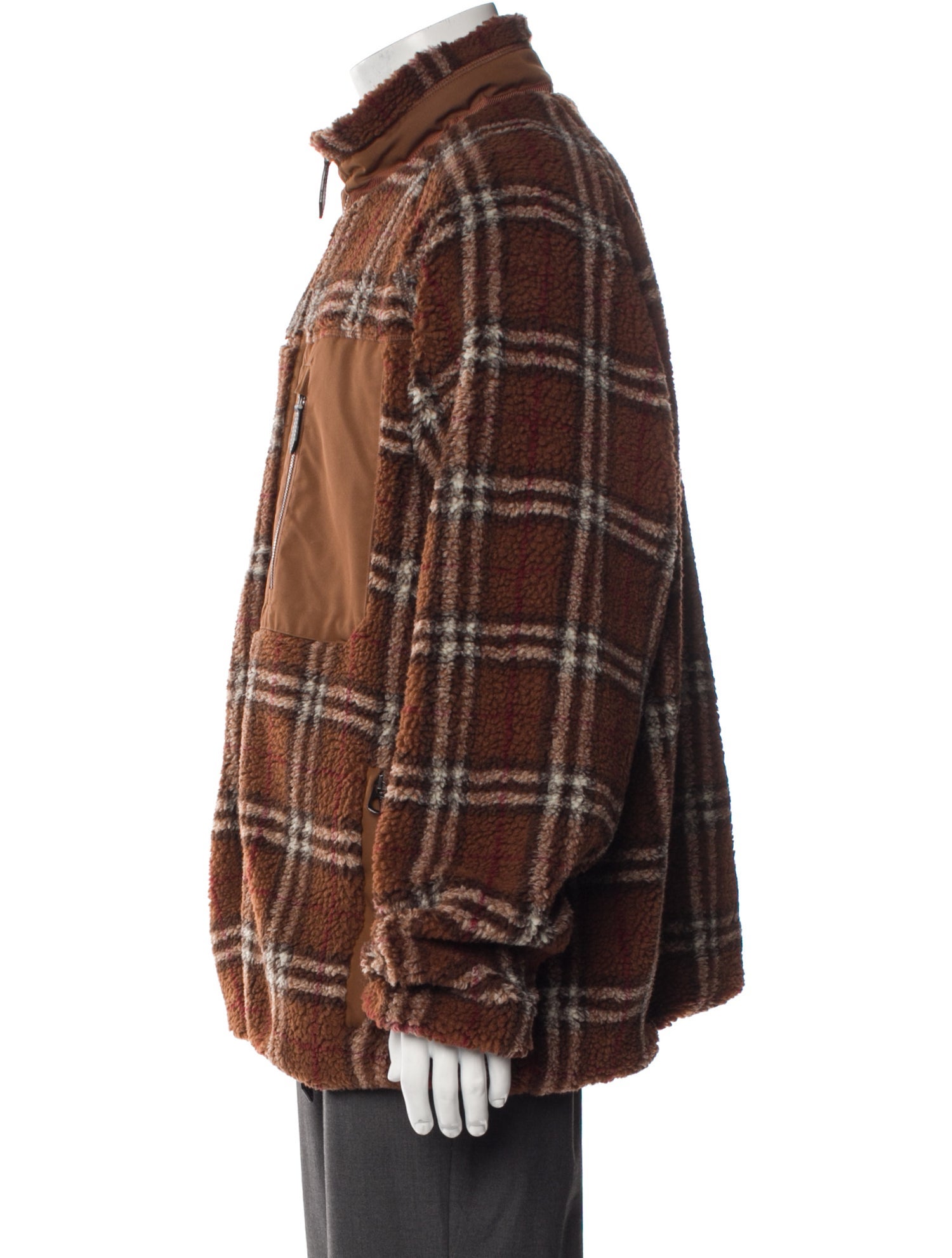 Burberry Plaid Print Jacket