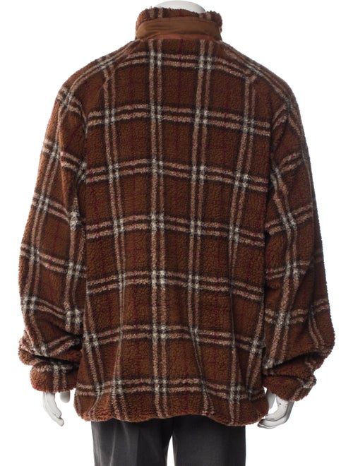 Burberry Plaid Print Jacket