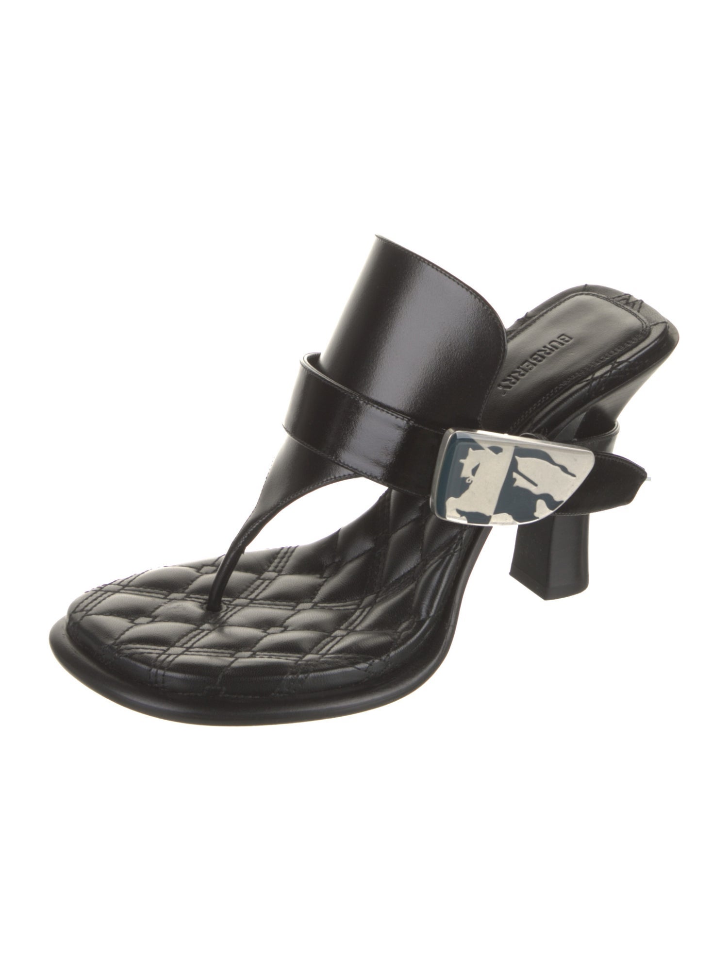 Burberry Leather Slides