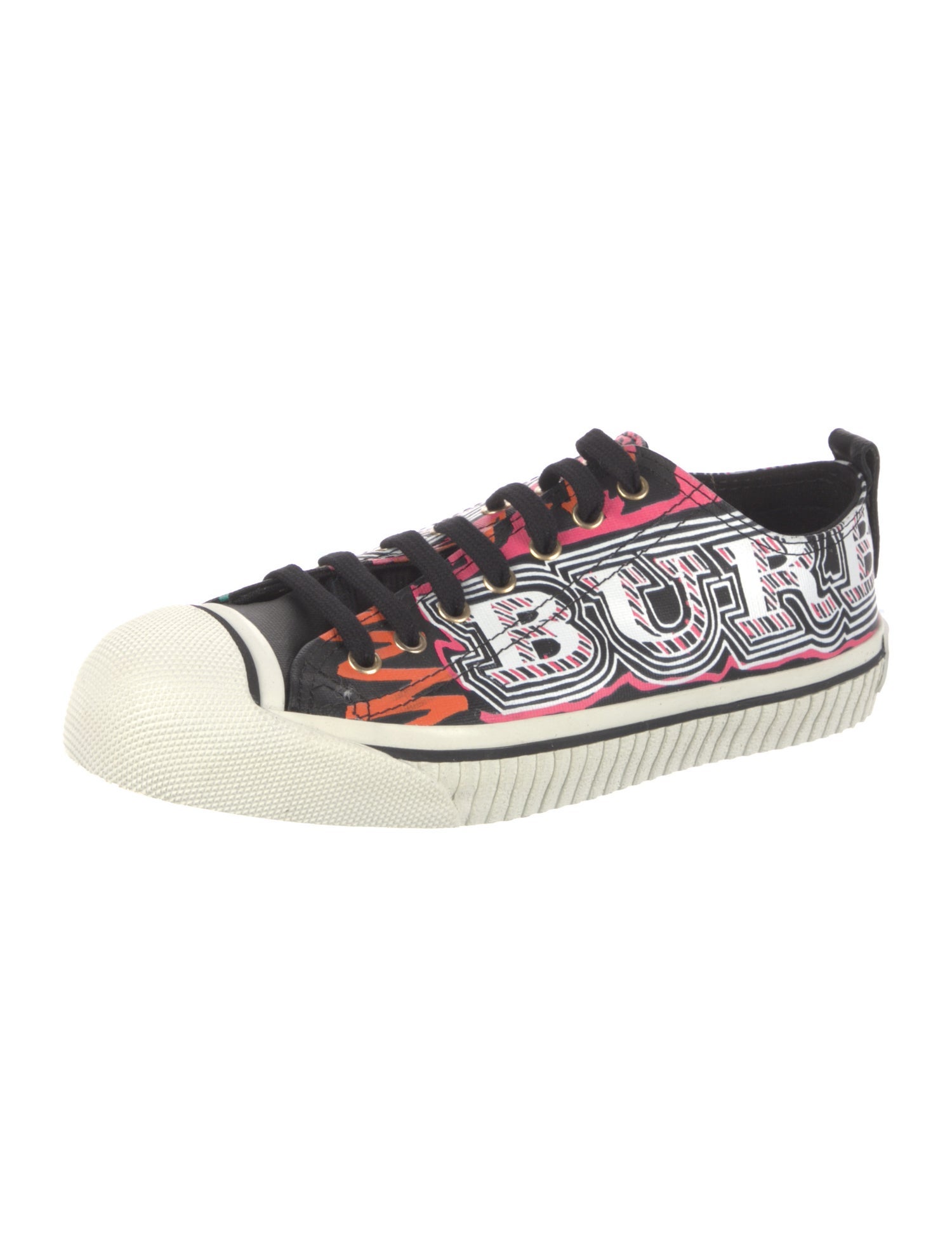 Burberry Canvas Printed Sneakers