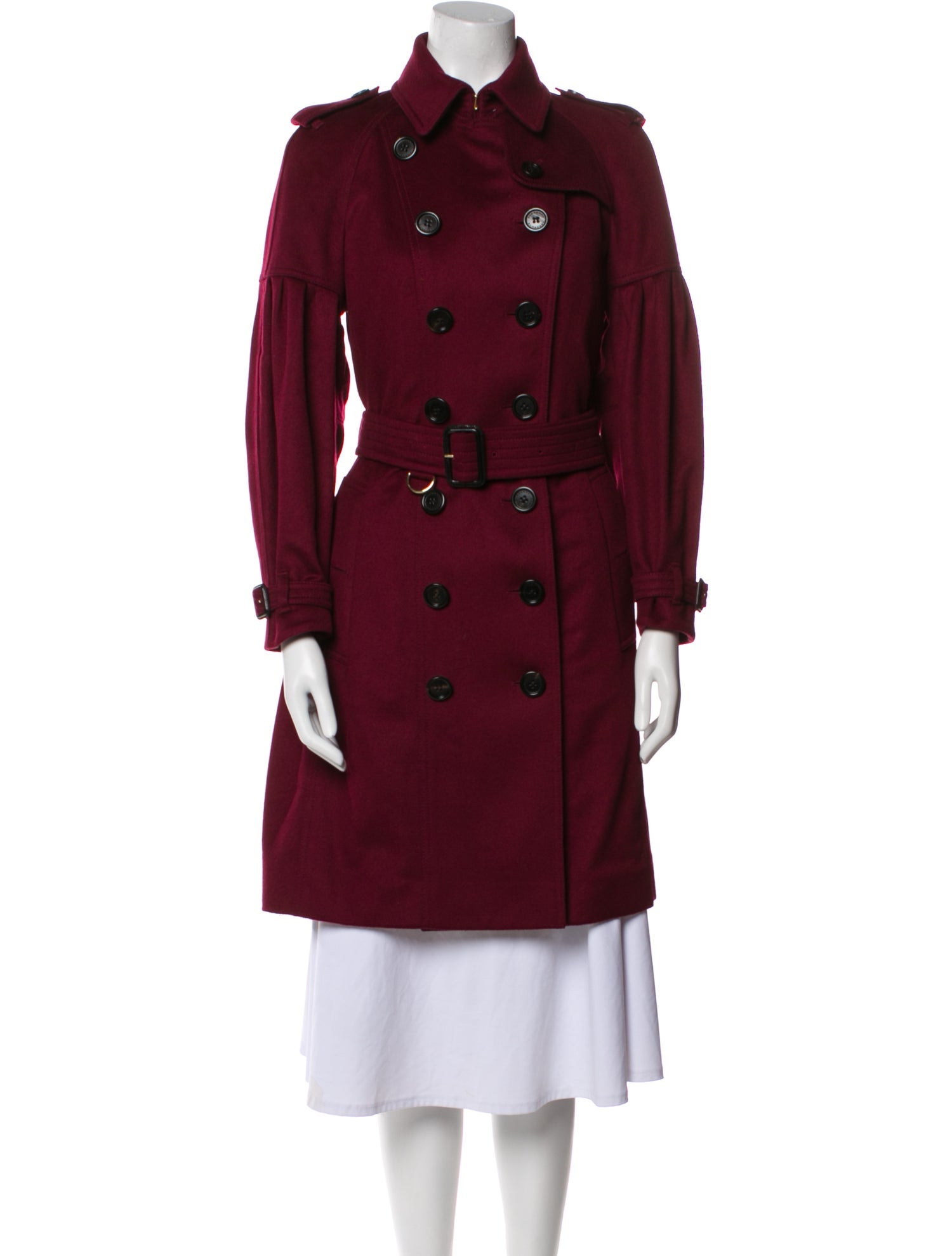 Burberry Cashmere Trench Coat