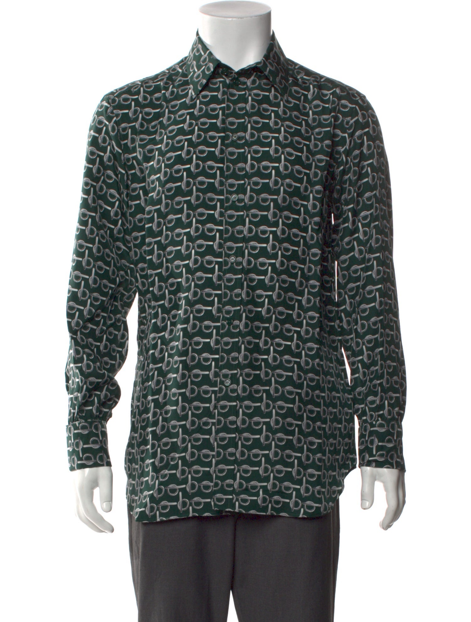 Burberry Silk Printed Shirt