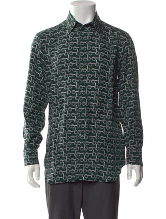 Burberry Silk Printed Shirt