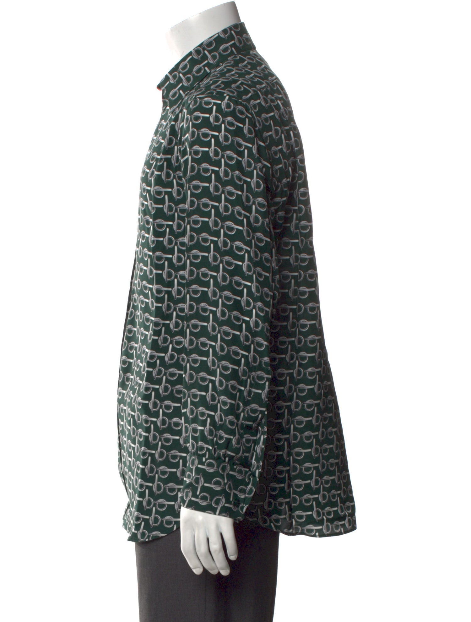 Burberry Silk Printed Shirt