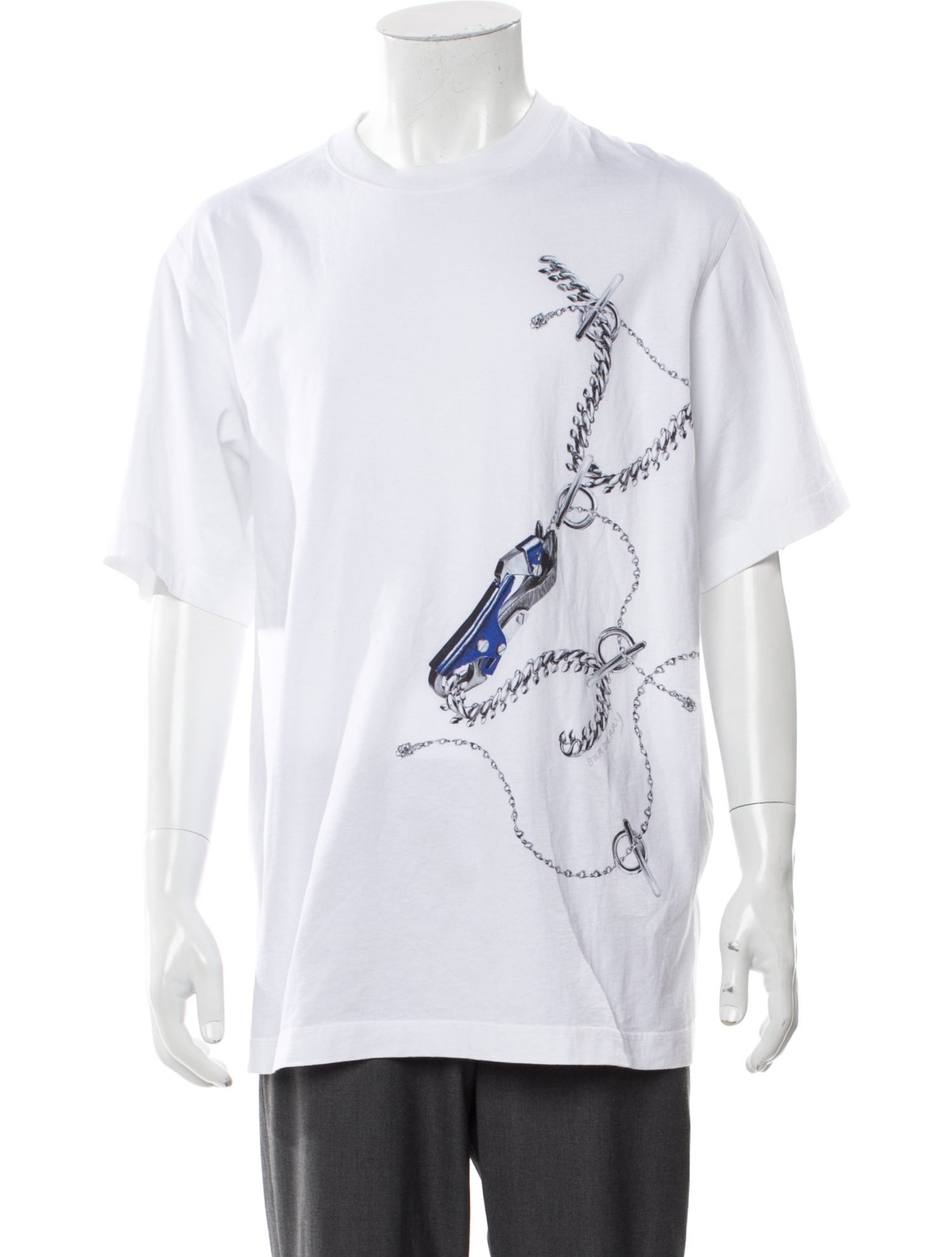 Burberry Graphic Print Crew Neck T-Shirt
