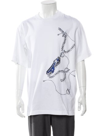 Burberry Graphic Print Crew Neck T-Shirt