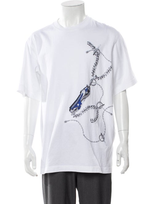 Burberry Graphic Print Crew Neck T-Shirt