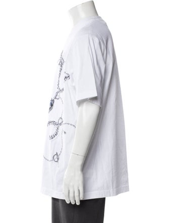 Burberry Graphic Print Crew Neck T-Shirt
