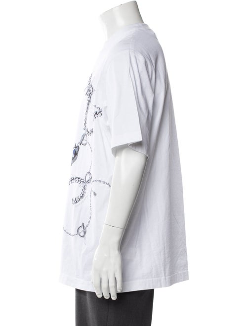 Burberry Graphic Print Crew Neck T-Shirt