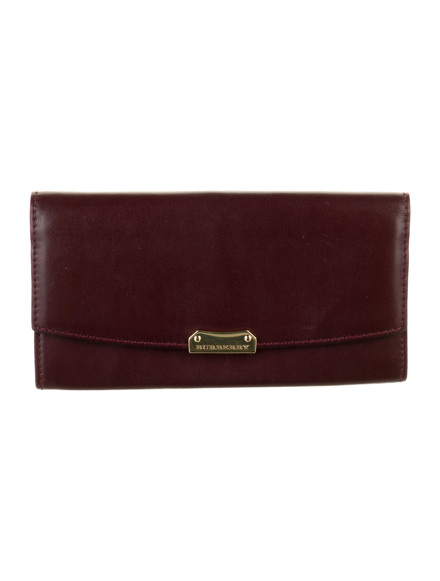 Burberry Leather Continental Wallet