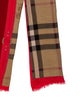 Burberry Horseferry Check Pattern Plaid Print Scarf