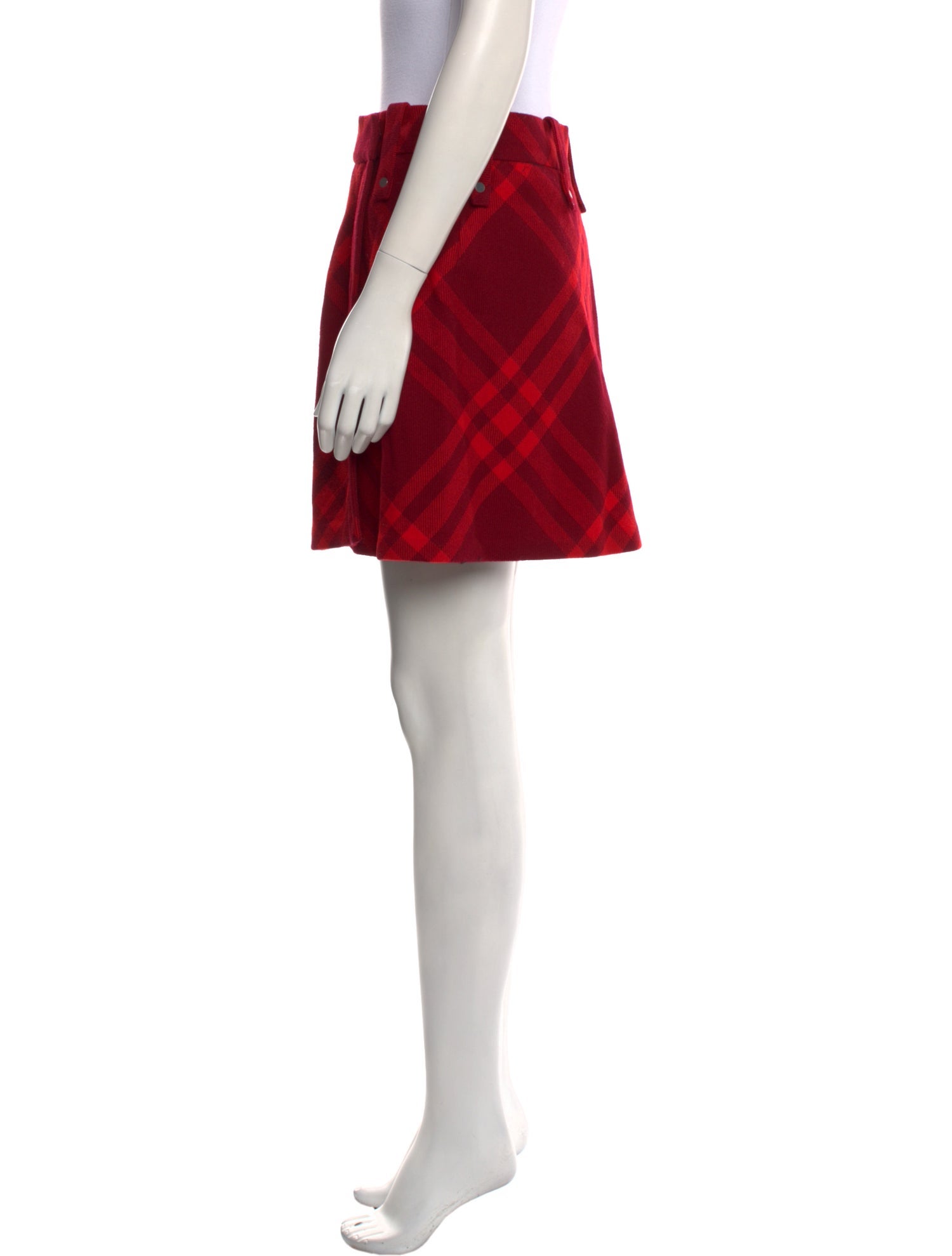 Burberry Wool Mini Skirt