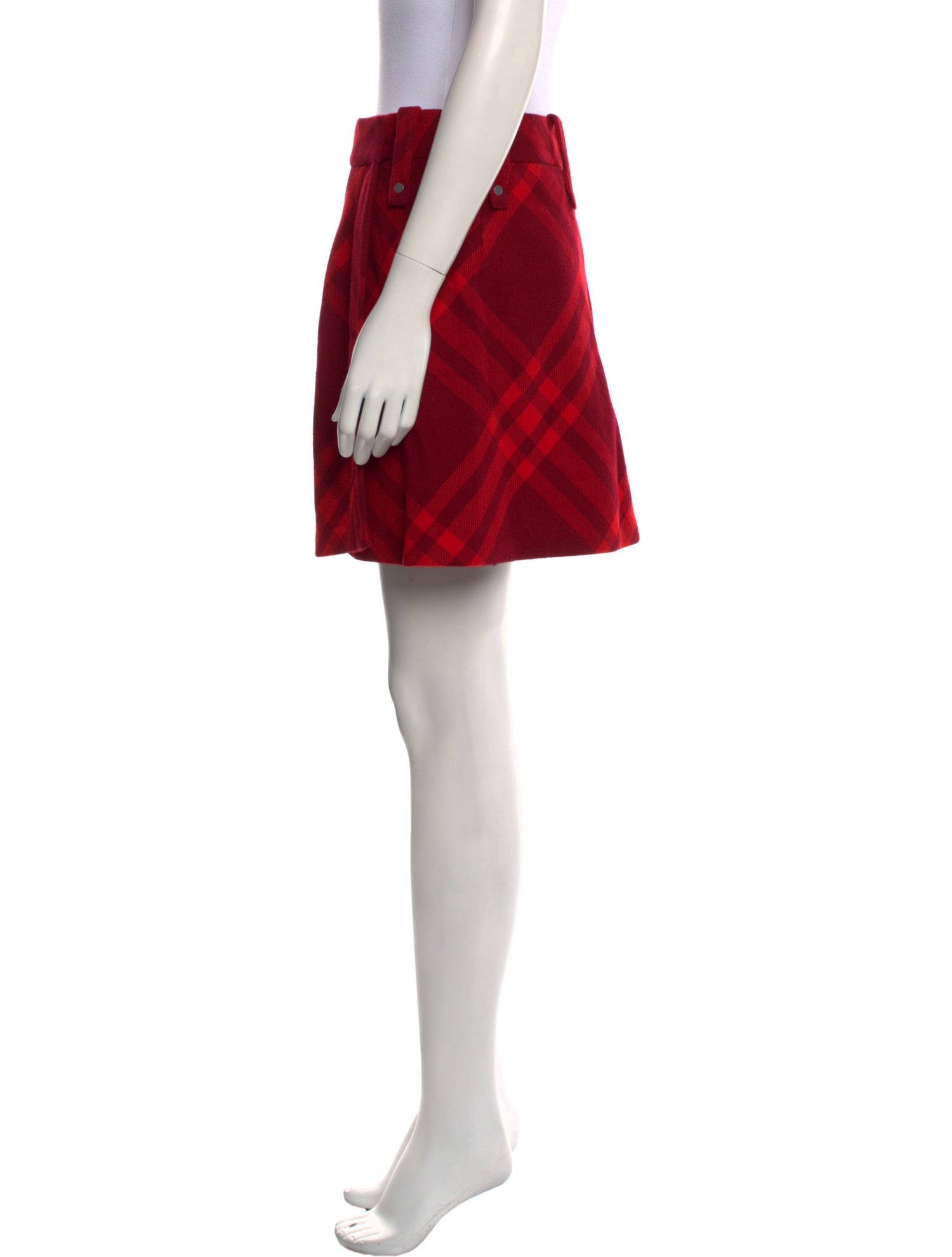 Burberry Wool Mini Skirt