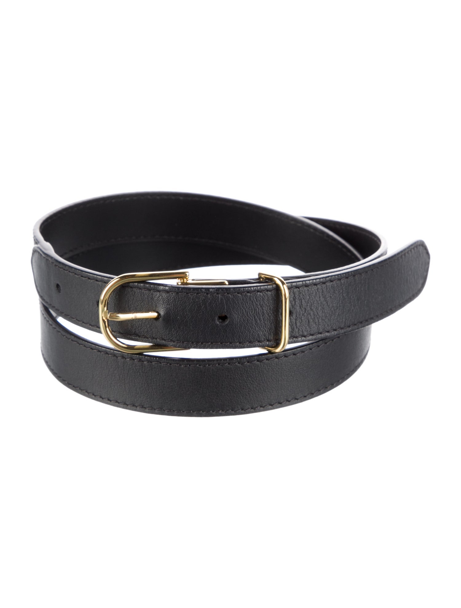 Burberry Skinny Leather Belt