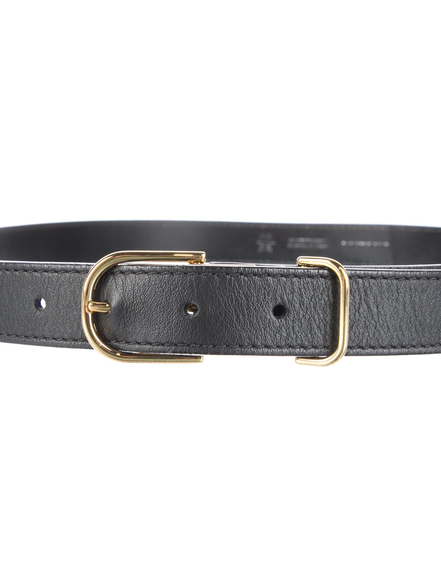 Burberry Skinny Leather Belt