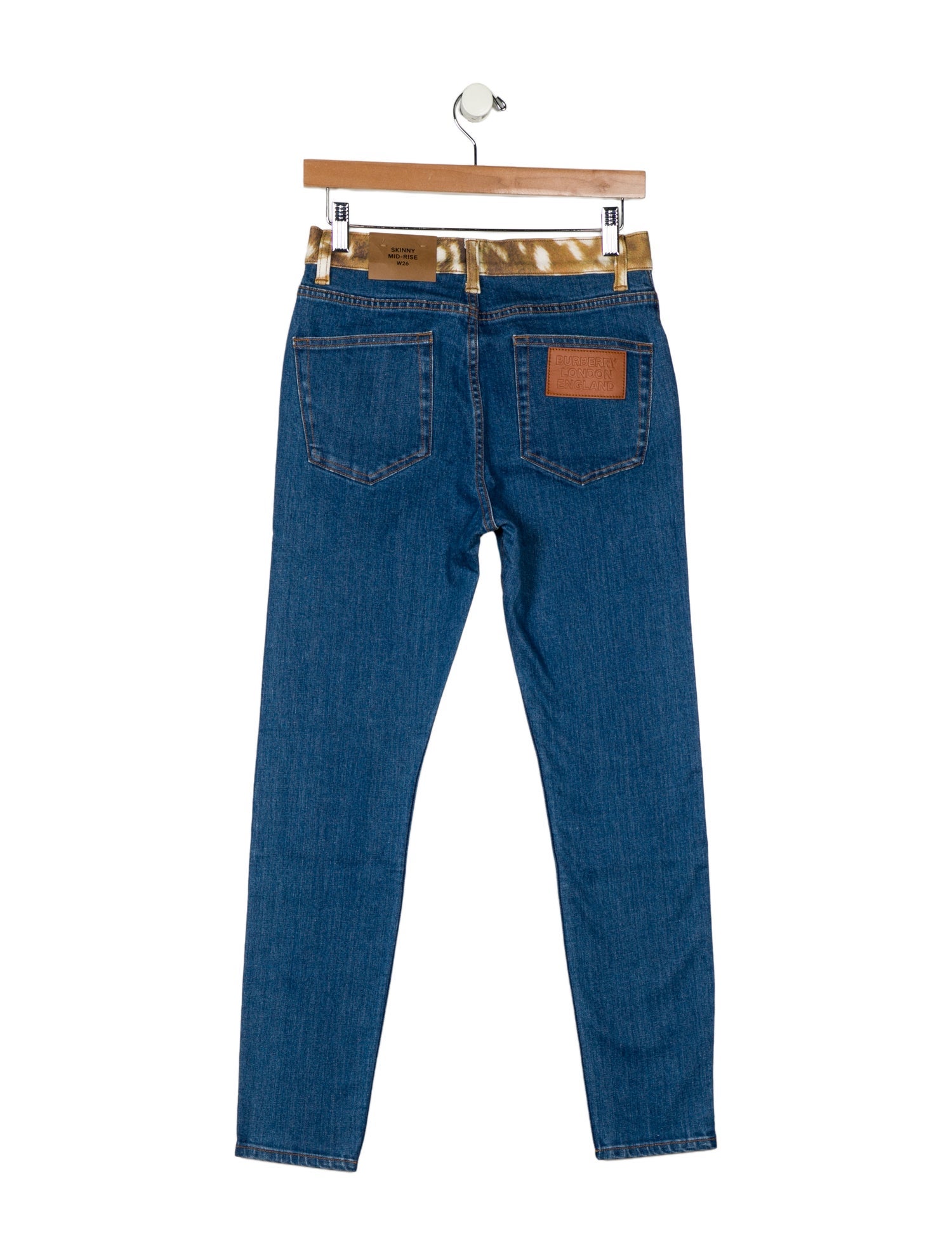 Burberry High-Rise Skinny Leg Jeans w/ Tags