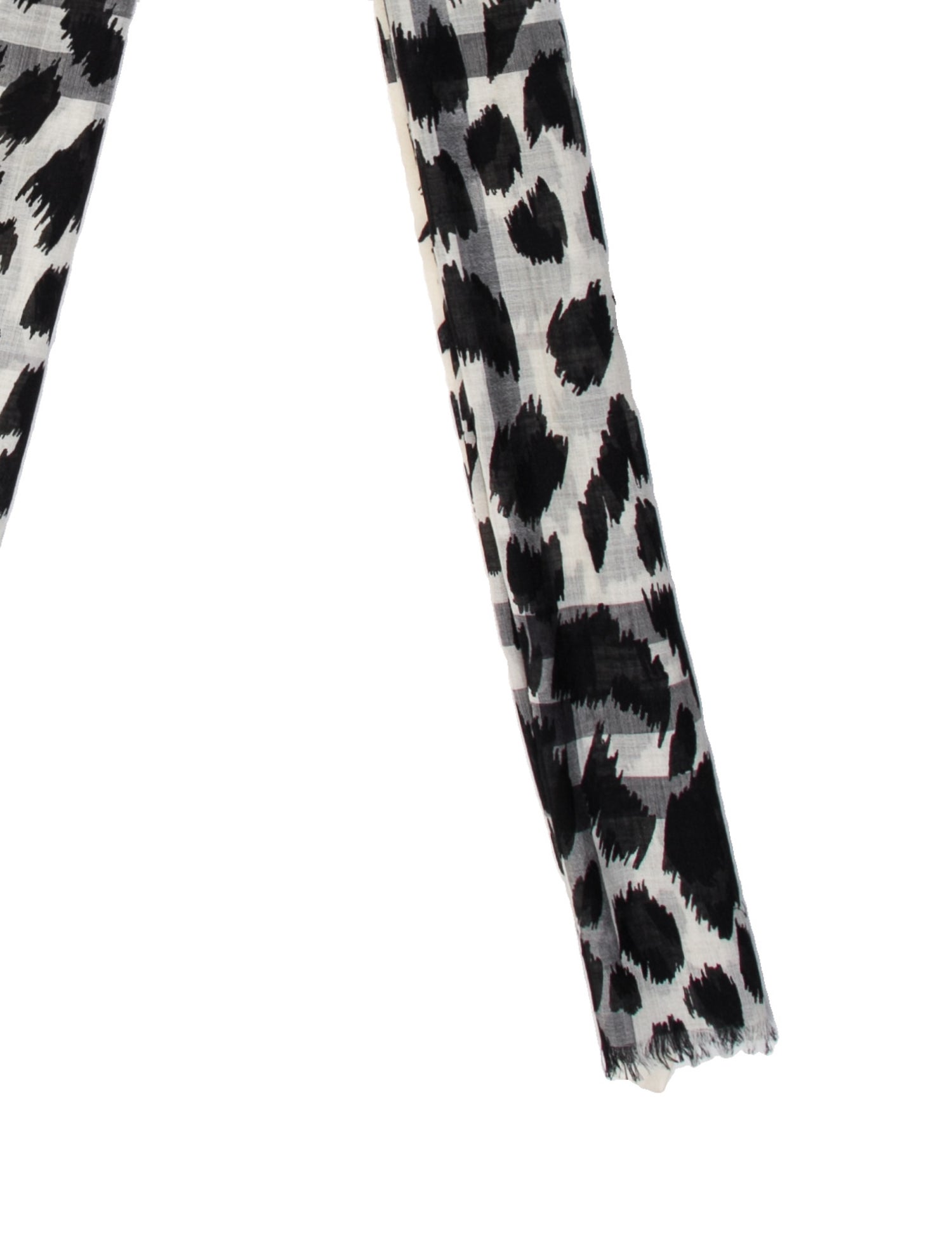 Burberry Wool Animal Print Scarf