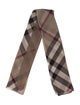 Burberry Silk House Check Pattern Scarf