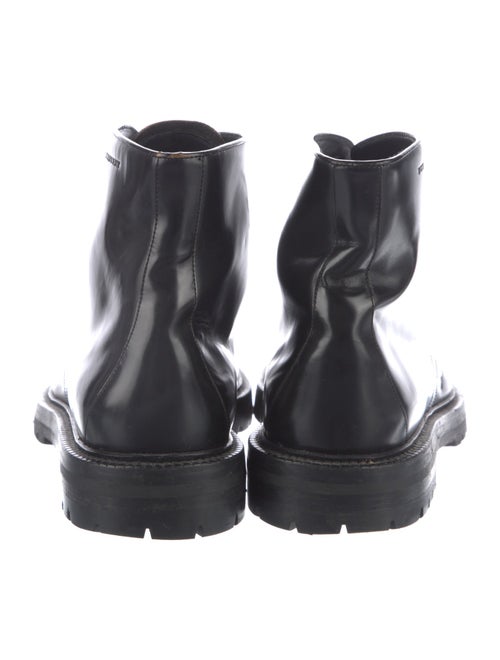 Burberry Leather Combat Boots