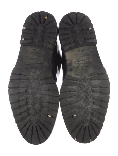 Burberry Leather Combat Boots