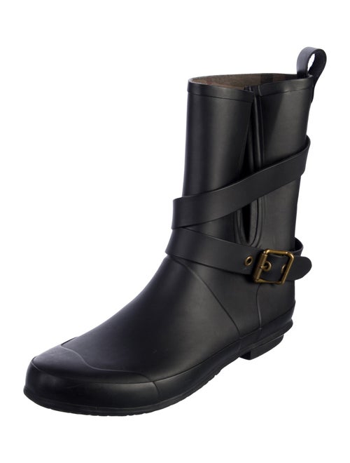 Burberry House Check Pattern Rubber Rain Boots