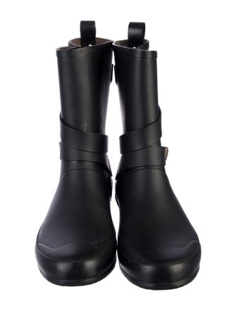 Burberry House Check Pattern Rubber Rain Boots