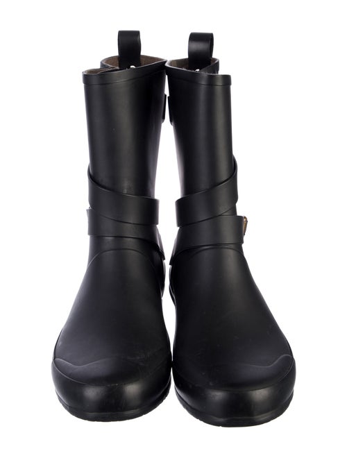 Burberry House Check Pattern Rubber Rain Boots