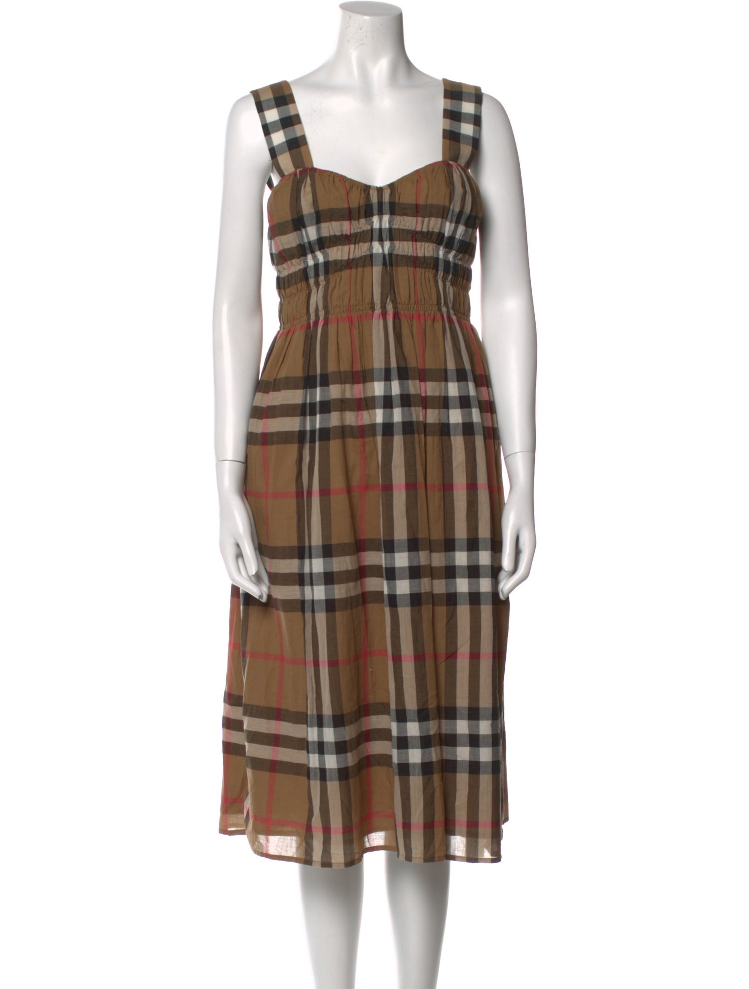 Burberry Plaid Print Mini Dress w/ Tags