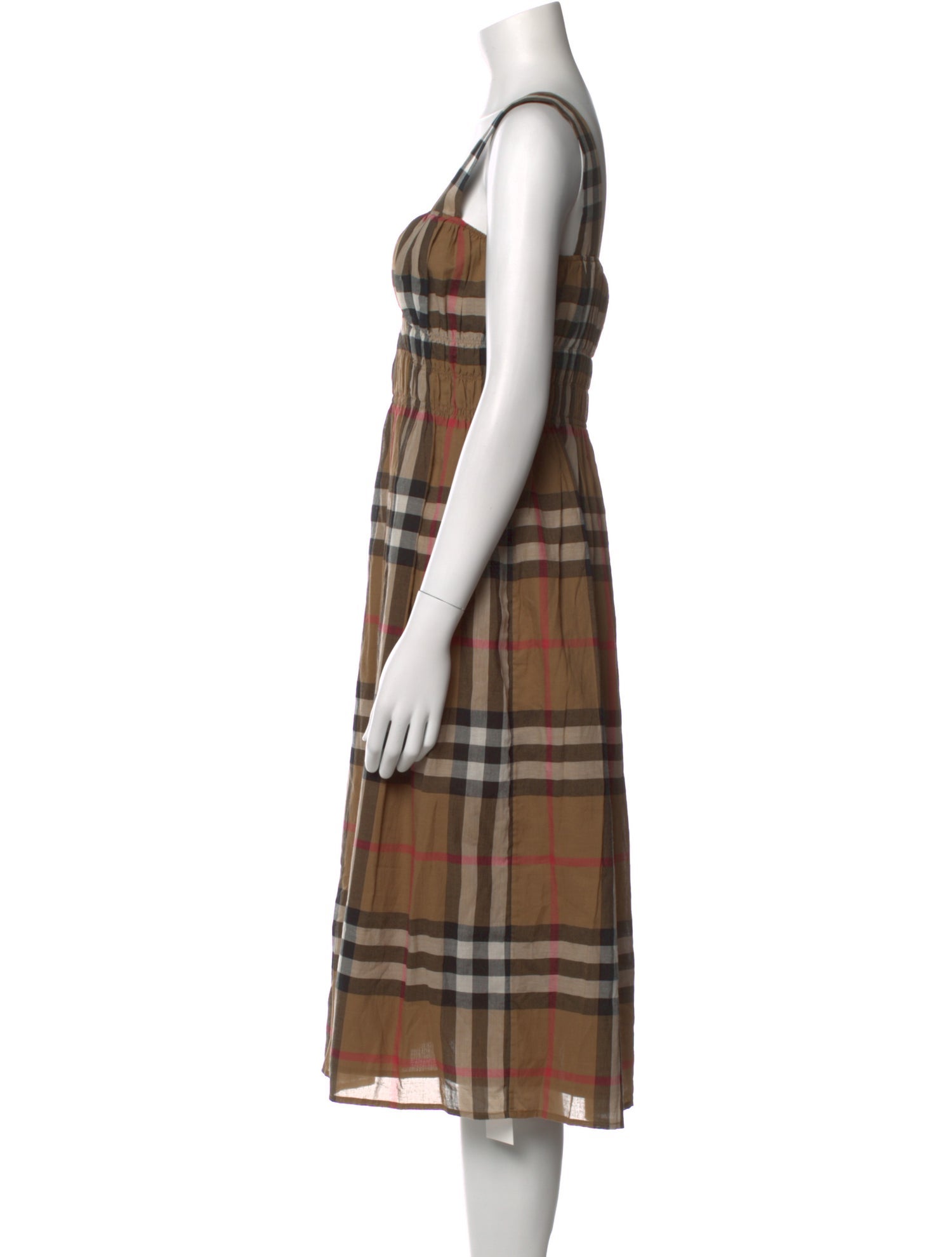 Burberry Plaid Print Mini Dress w/ Tags