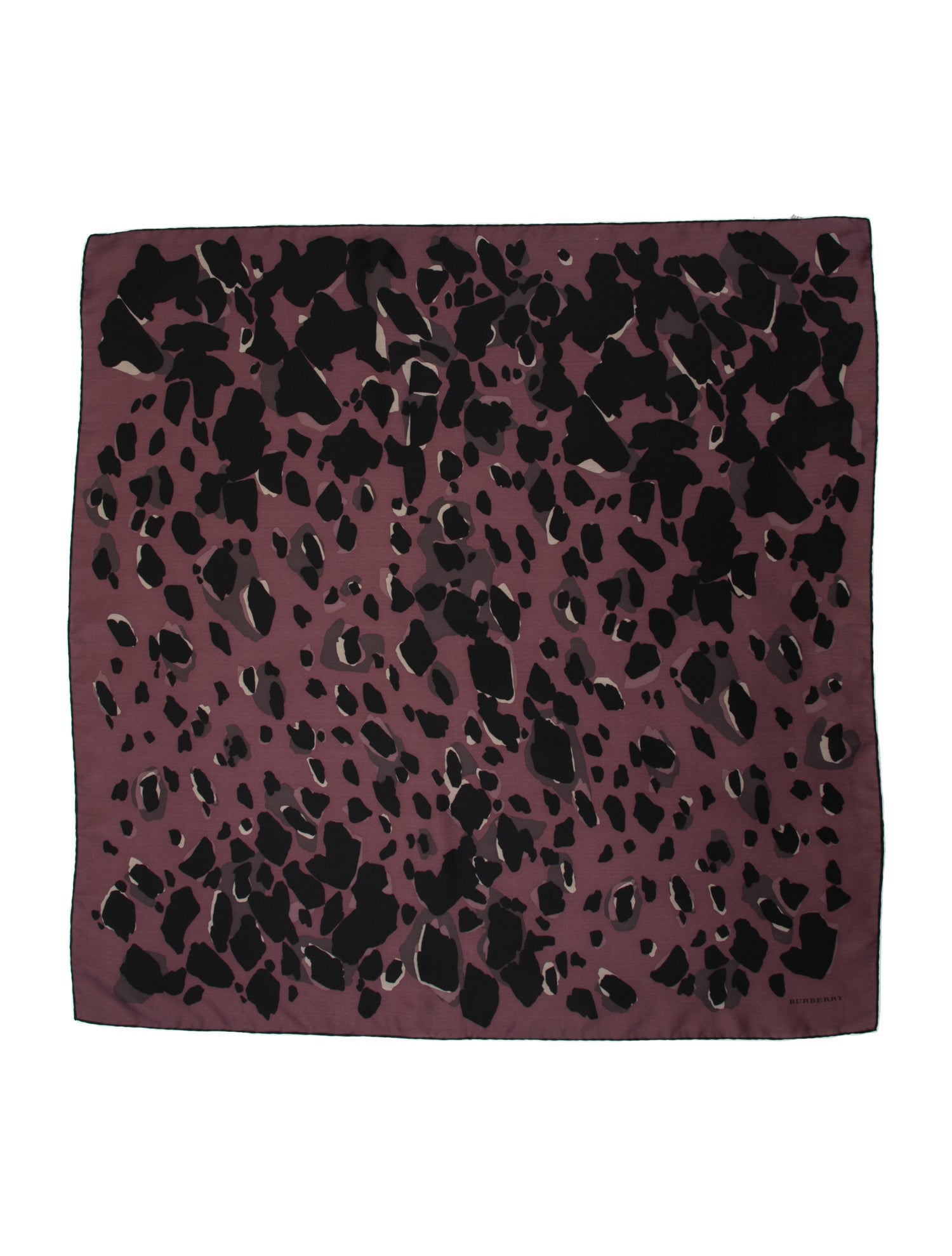Burberry London Silk Animal Print Scarf