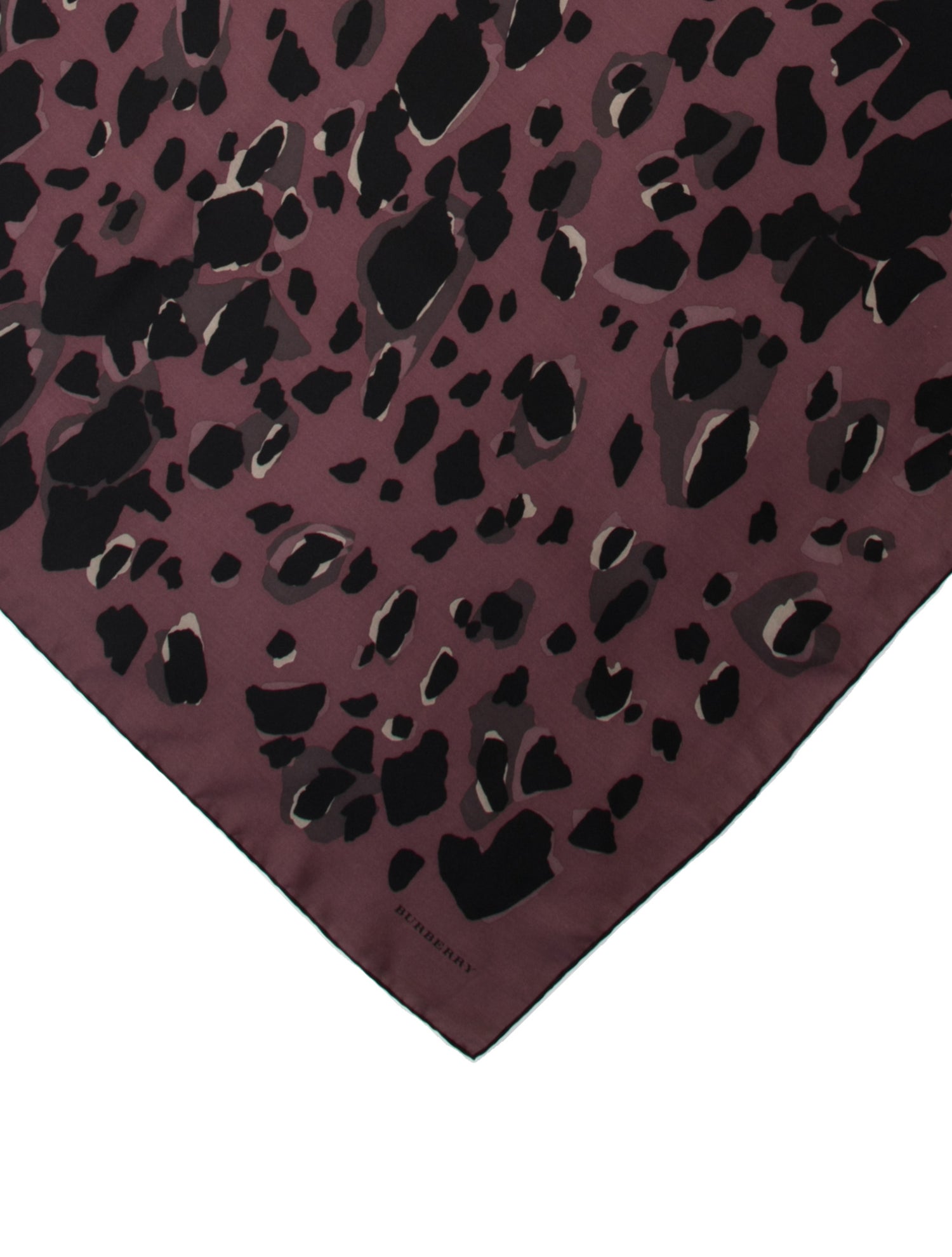 Burberry London Silk Animal Print Scarf