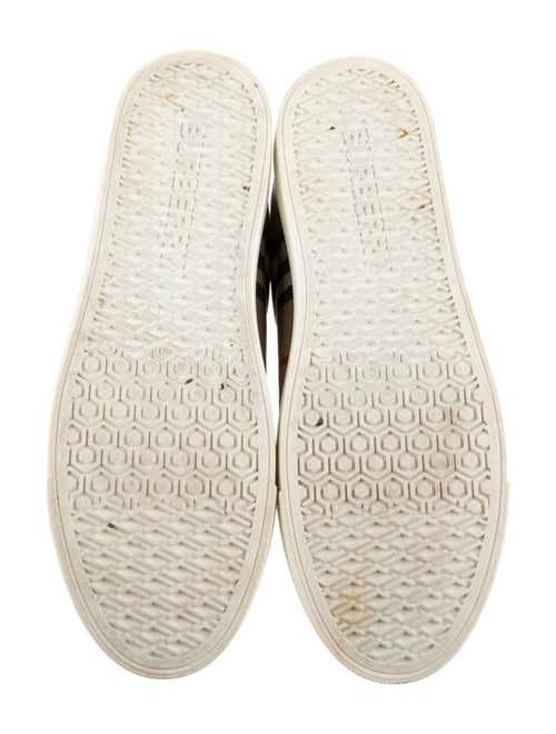 Burberry Canvas Printed Sneakers