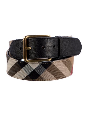 Burberry Nova Check Pattern Belt