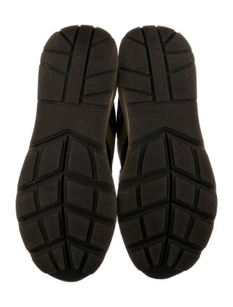 Burberry Nova Check Pattern Canvas Sneakers