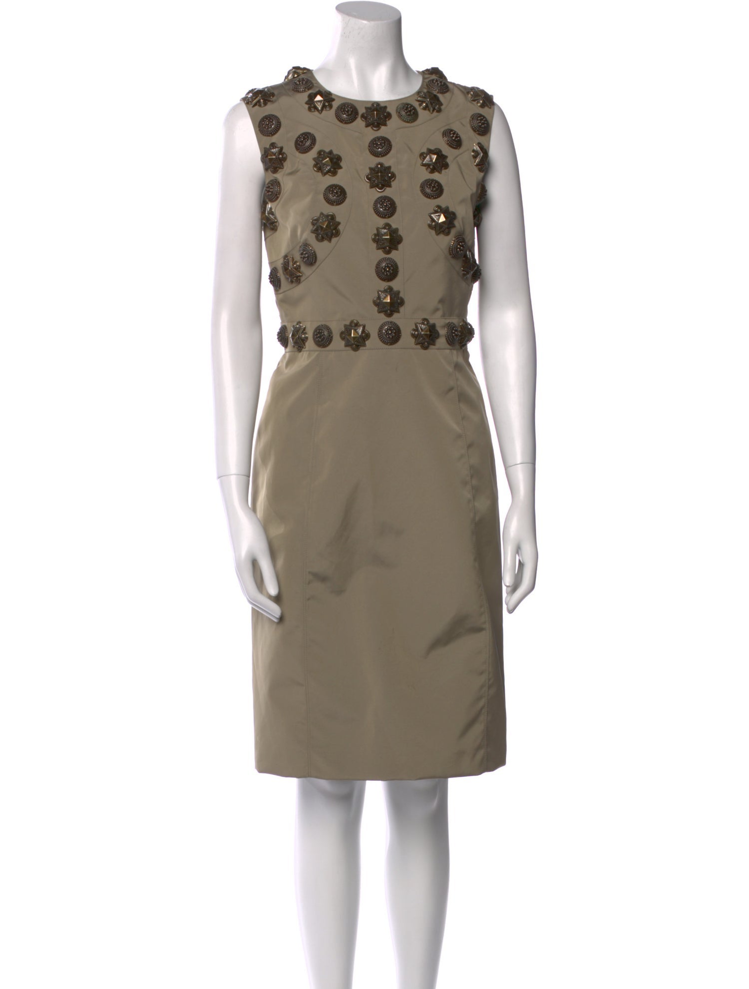 Burberry Prorsum Printed Knee-Length Dress