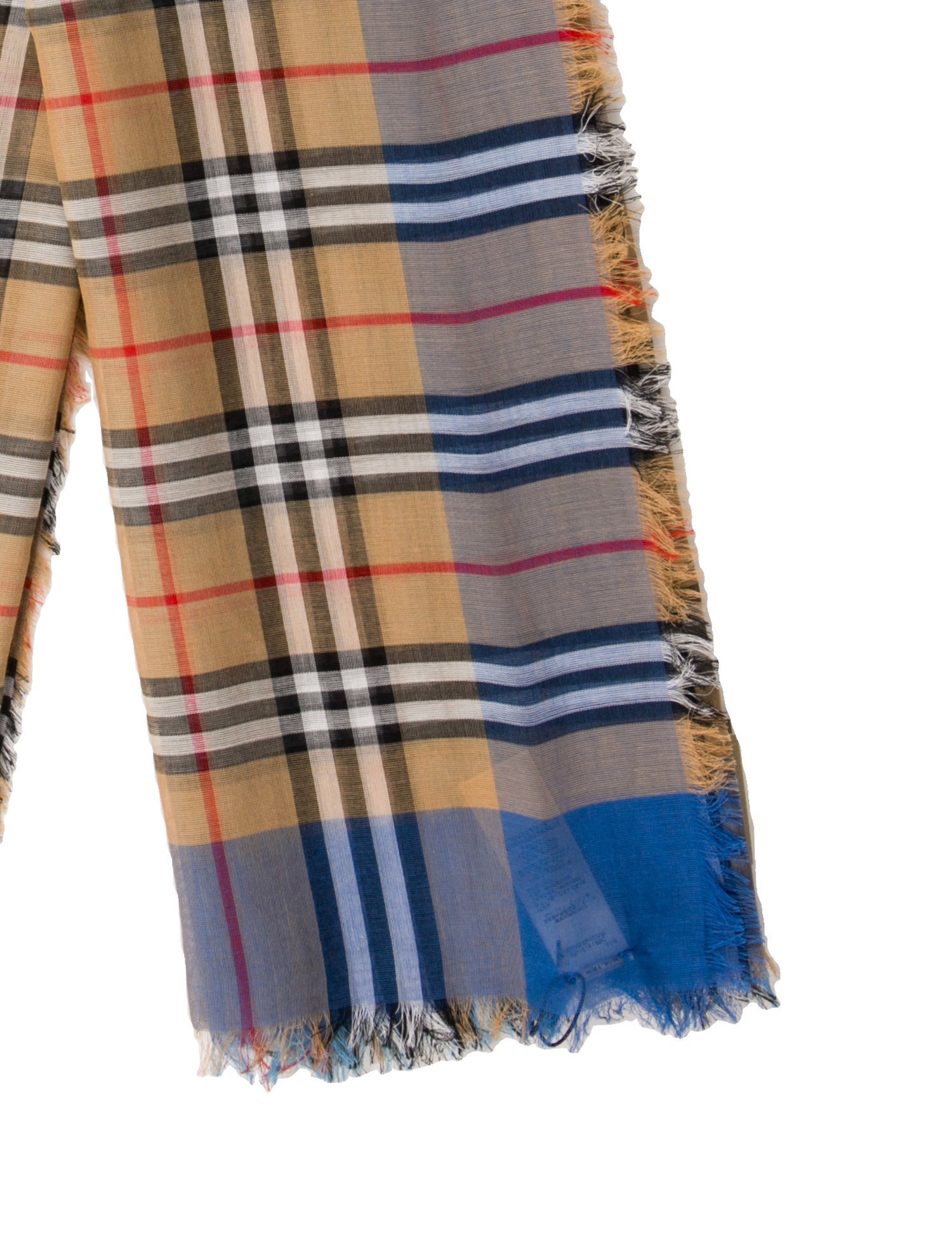 Burberry Vintage Check Striped Scarf w/ Tags