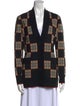 Burberry Merino Wool Plaid Print Sweater