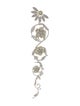 Burberry Crystal Half-Daisy Drop Earrings