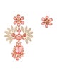 Burberry Half-Daisy Drop Earrings