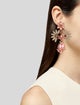 Burberry Half-Daisy Drop Earrings