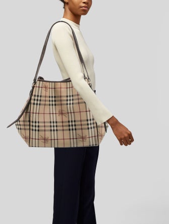 Burberry Haymarket Check Messenger Bag