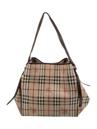 Burberry Haymarket Check Messenger Bag
